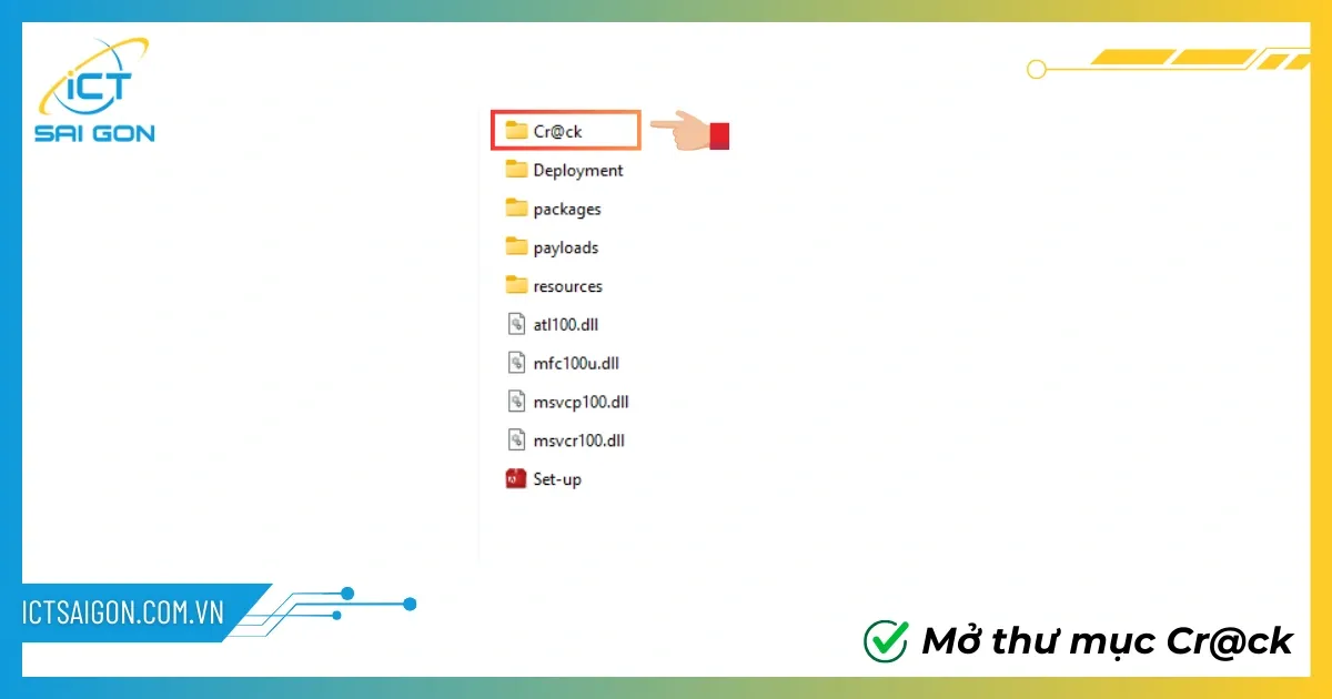 Mở thư mục Cr@ck để kích hoạt bản quyền illustrator cs6