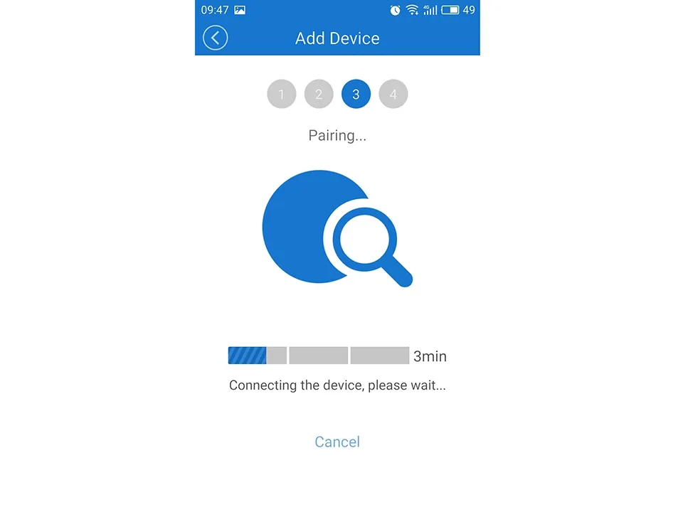 Mở ứng dụng eWelink và nhấn dấu cộng để thêm thiết bị