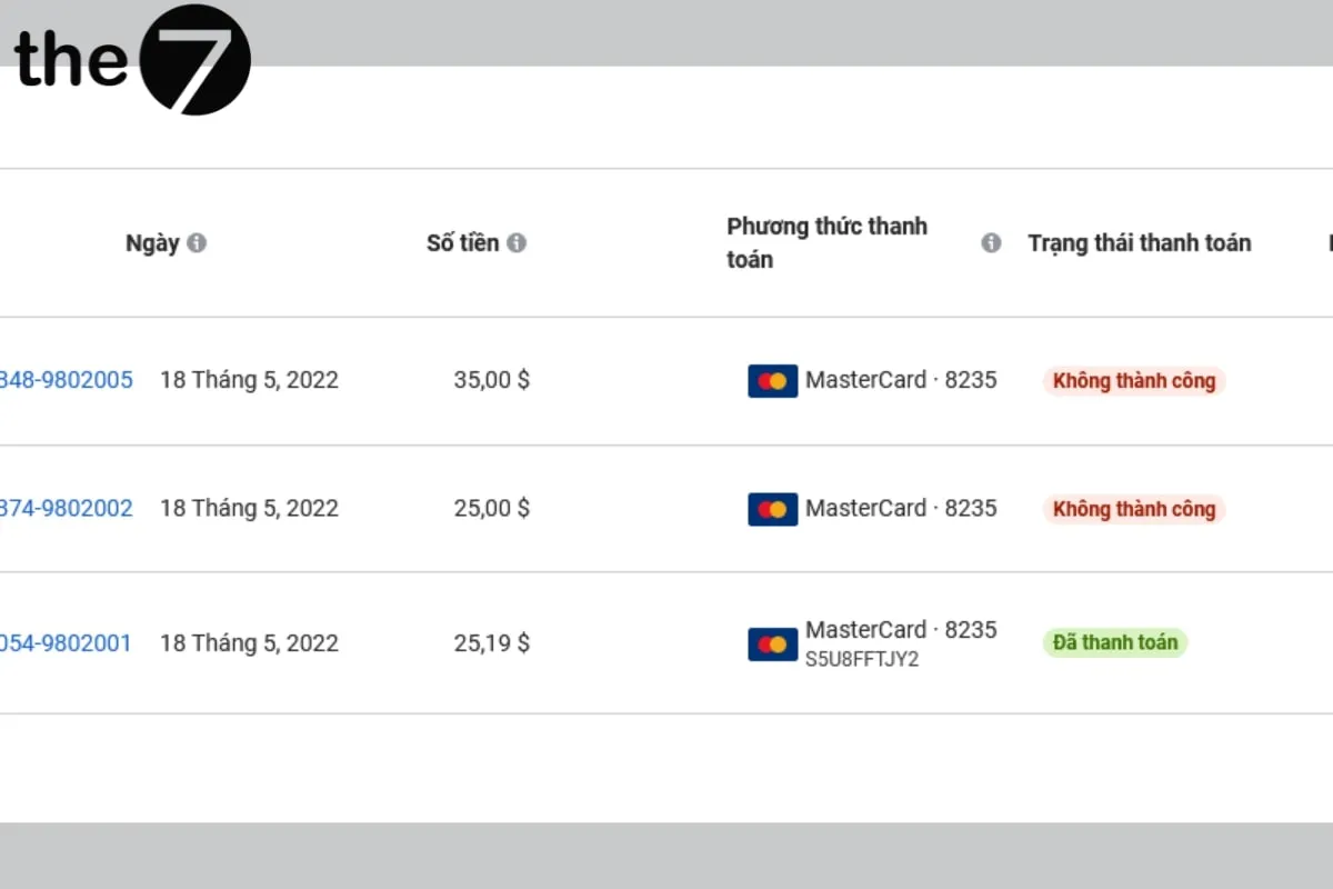 Nếu số dư trong thẻ không đủ thì không thể thanh toán thành công