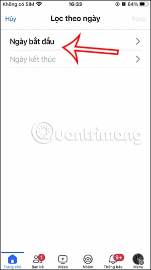 Ngày lọc bài đăng Facebook ẩn