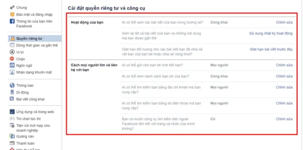 Người dùng đang chọn Mọi người cho mục Ai có thể xem các bài viết của bạn trong tương lai