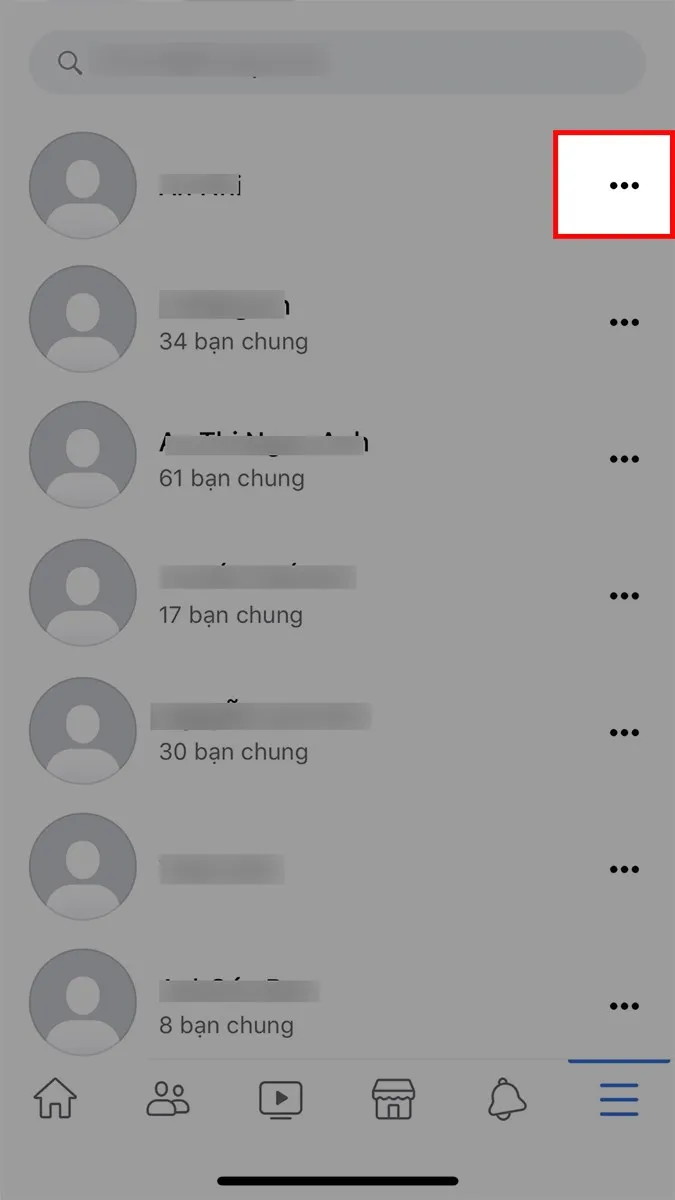 Nhấn vào biểu tượng 3 dấu chấm ở bên phải