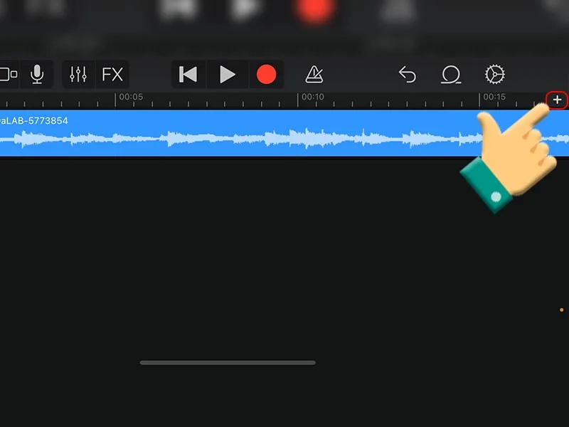 Nhấn vào biểu tượng dấu +