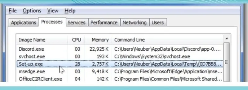 Nhấp đúp vào tệp Setup.exe đã giải nén
