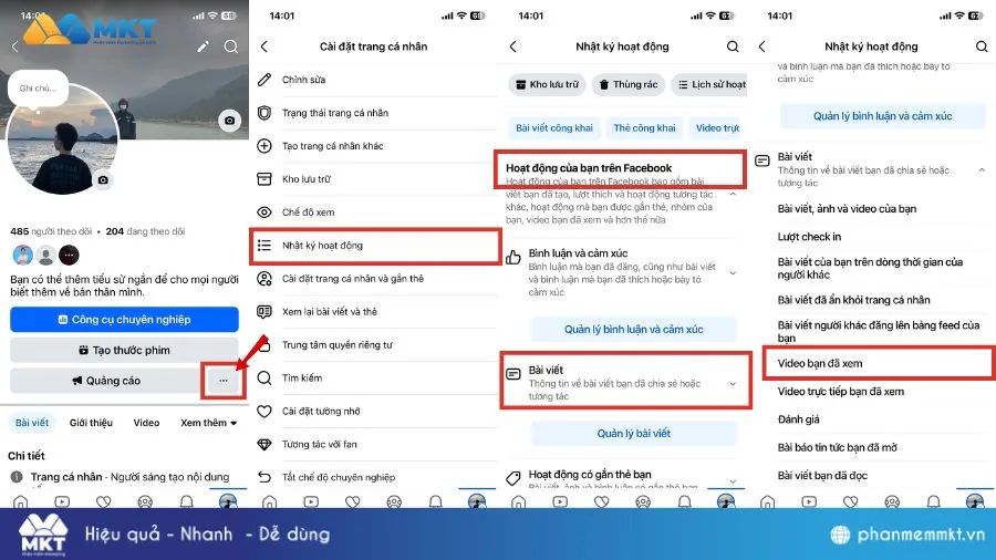 Phân biệt giữa video thường và video trực tiếp khi xem lại trên Facebook
