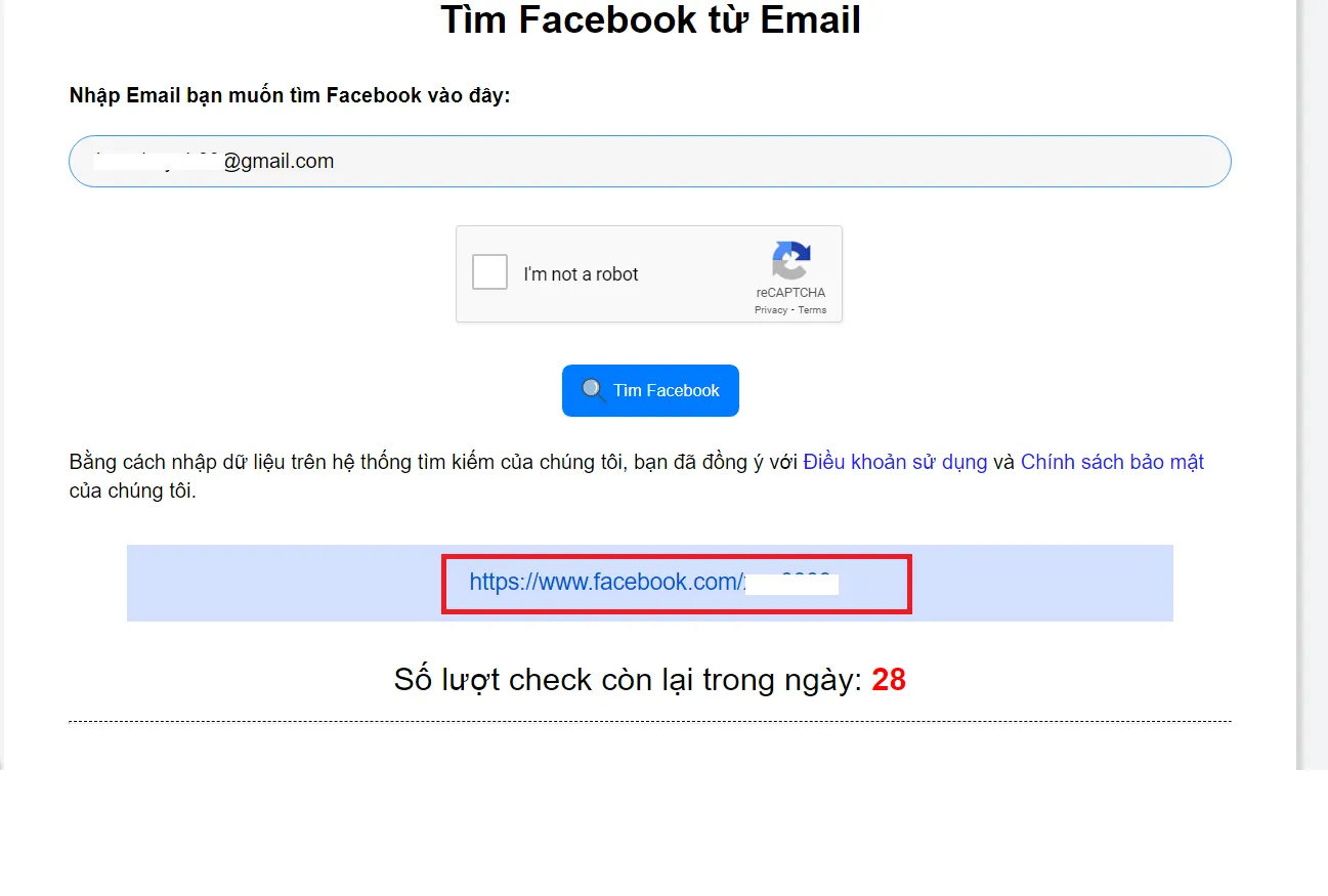 Phân tích kết quả tìm kiếm Facebook bằng Gmail (2)