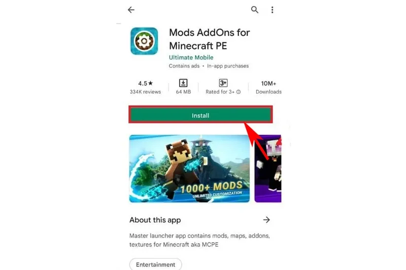 Quá trình cài đặt hoàn tất, hiển thị nút 'Open' (Mở) để bắt đầu sử dụng ứng dụng