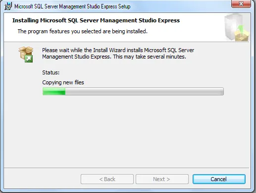 Quá trình cài đặt SQL Server Management Studio Express 2005