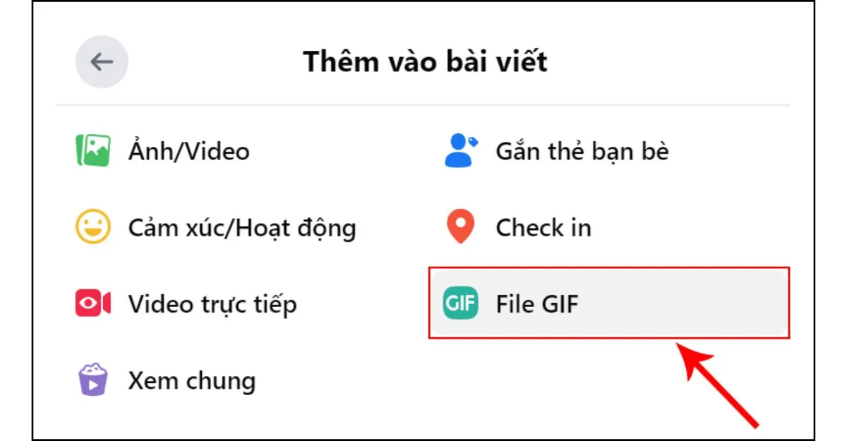 Quy trình đăng GIF lên Story Facebook qua giao diện máy tính