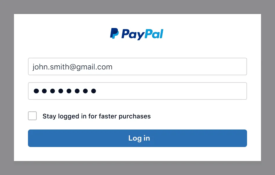 Quy trình đăng nhập và liên kết tài khoản PayPal