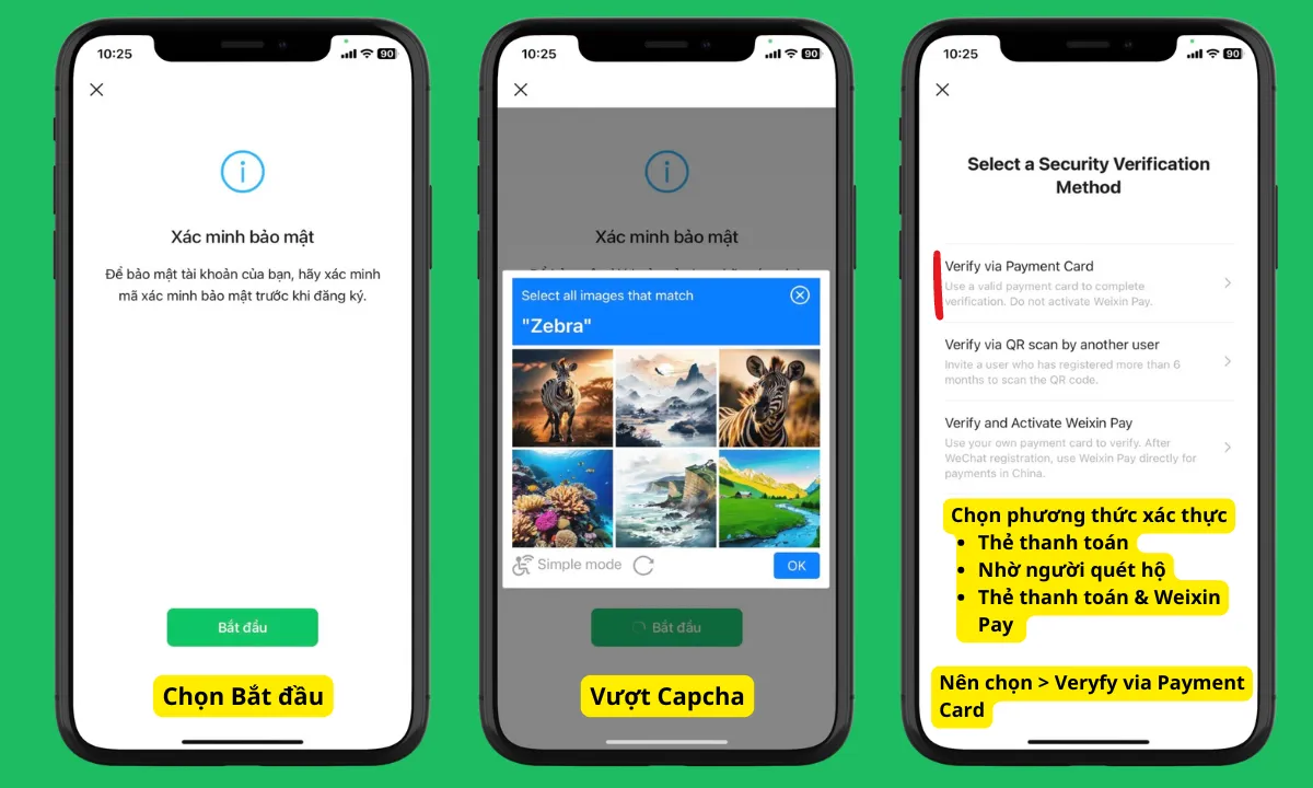 Quy trình xác thực chính sách bảo mật và an toàn cho tài khoản WeChat