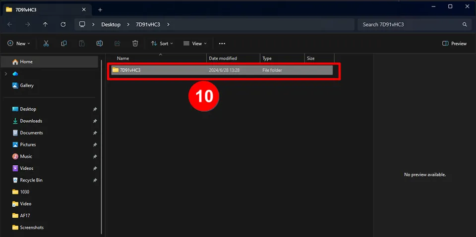 Sao chép toàn bộ thư mục vào thư mục gốc của ổ USB