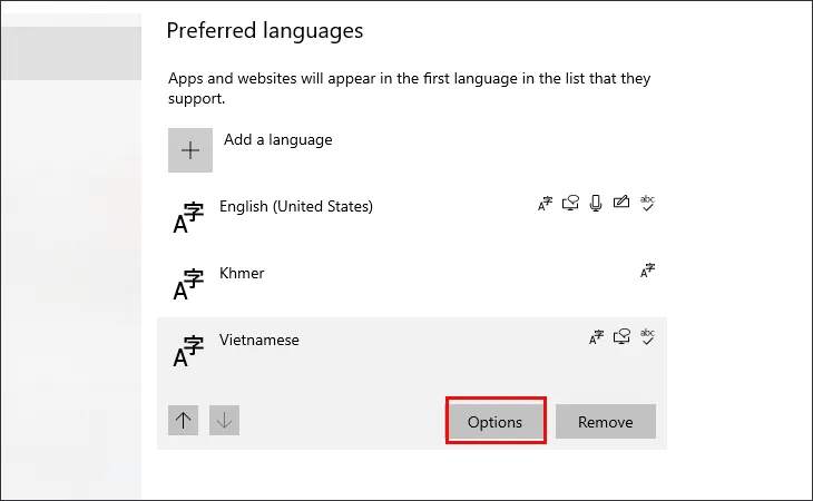 Sau đó bạn chọn Option > Chọn tiếp Download để tải về.