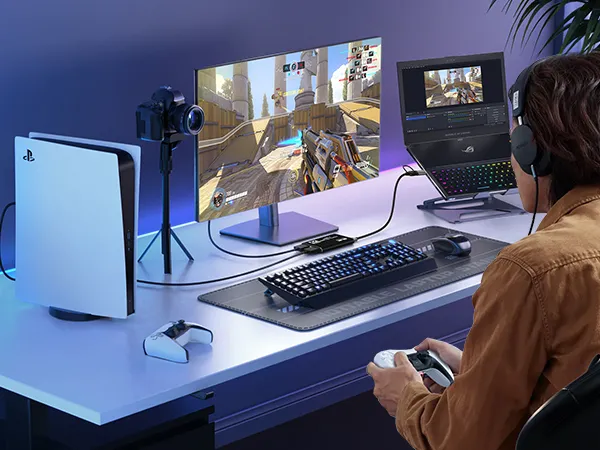 Sử dụng capture card để phát trực tiếp từ PS4 mang lại chất lượng hình ảnh 4K sắc nét