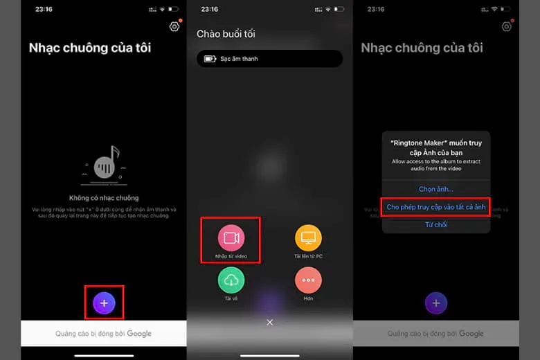 Sử dụng ứng dụng Ringtones Maker và GarageBand 2