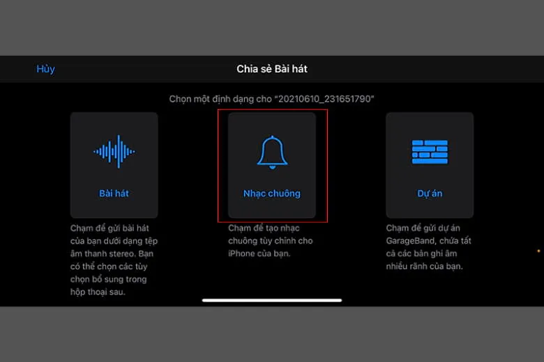 Sử dụng ứng dụng Ringtones Maker và GarageBand 7