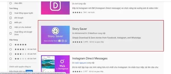 Tải Story Facebook về máy tính
