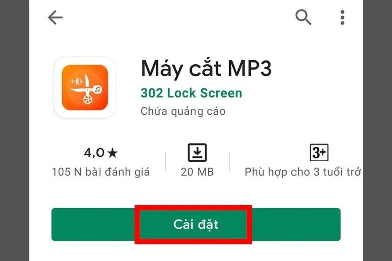 Tải ứng dụng Máy cắt MP3 để chỉnh sửa đoạn nhạc chuông