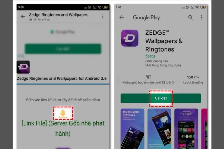 Tải ứng dụng Zedge Ringtones and Wallpapers
