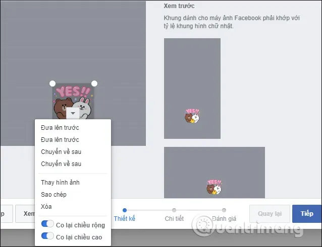 Tạo khung avatar Facebook đơn giản, minh họa cho sự đơn giản hóa hồ sơ sau khi xóa.