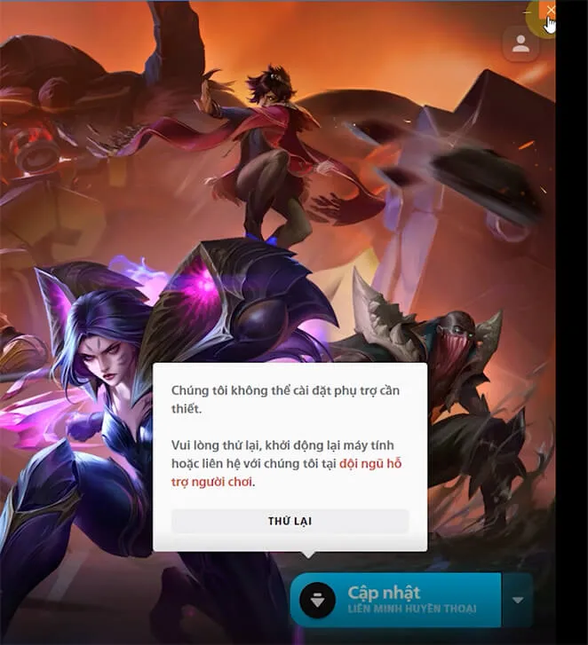 Tắt Riot Client sau khi cài đặt hoàn tất