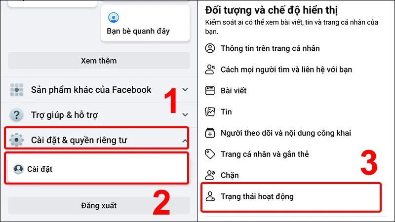 cách tắt trạng thái hoạt động facebook trên máy tính Chi Tiết và Nâng Cao