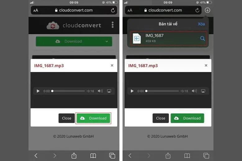 Tệp tải xuống bạn có thể vào lại phần thiết lập như trên để thiết lập cho báo thức
