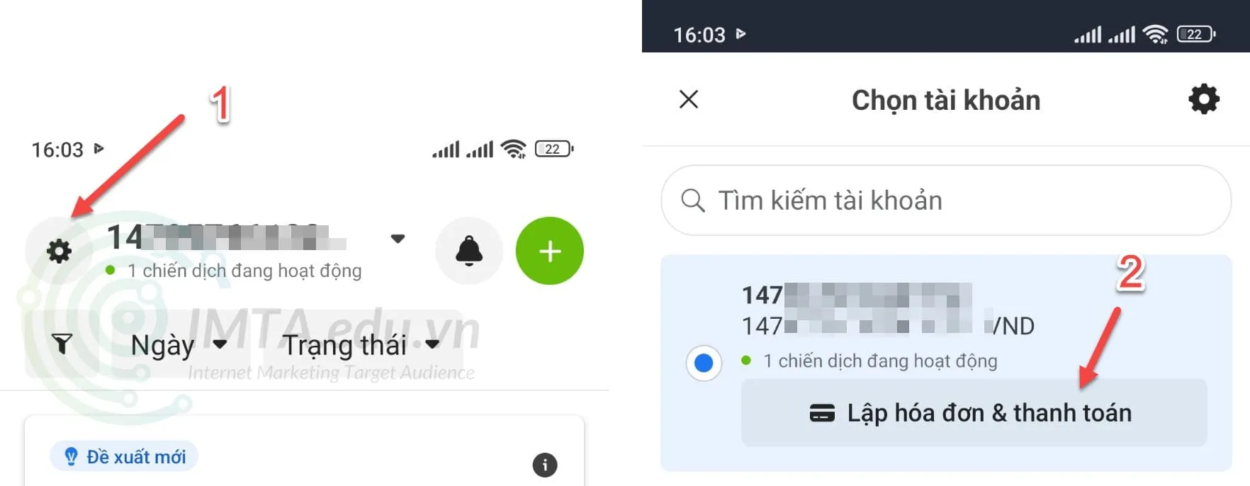 Thanh toán Facebook bằng điện thoại