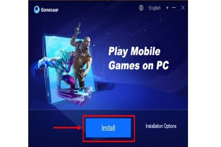 Thao tác cài đặt trình giả lập GameLoop, công cụ cần thiết để chạy ứng dụng Android trên PC