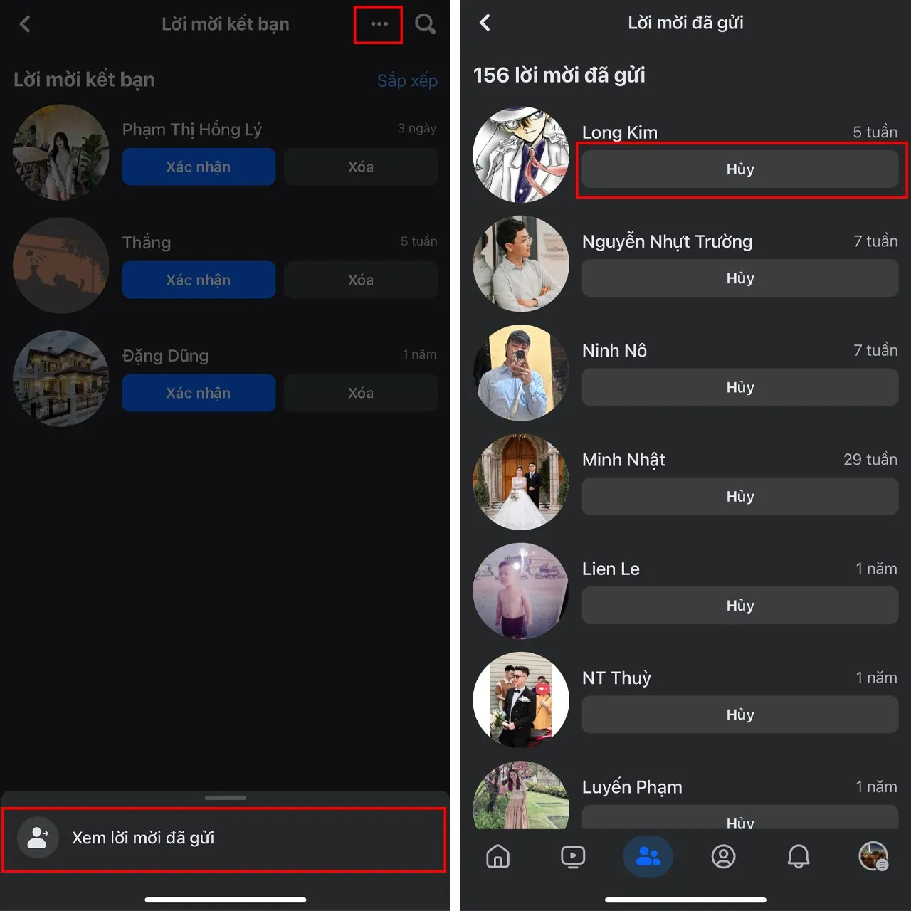 cách xóa gửi lời mời kết bạn trên facebook Chi Tiết Mới Nhất 2025 Trên Mọi Thiết Bị