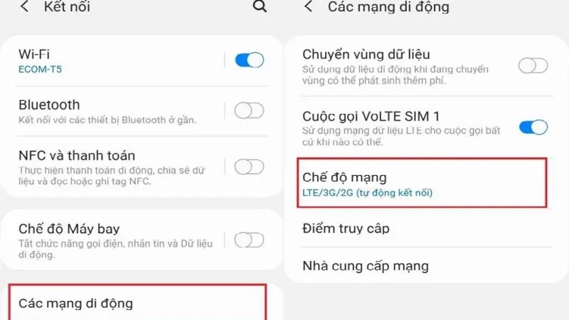 Thao tác khi vẫn chưa sử dụng được sim 4G Vietnamobile cần được thực hiện lại để khắc phục lỗi kết nối