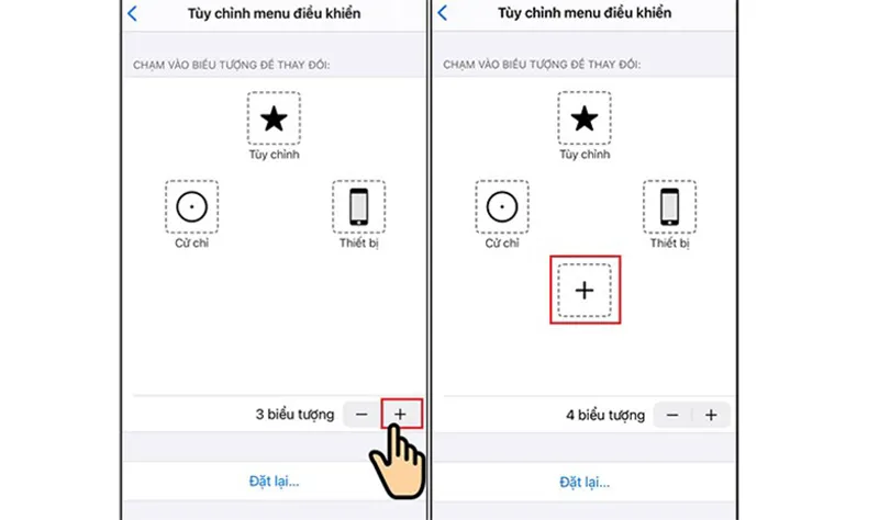 Thao tác tùy chỉnh menu điều khiển phím Home ảo cho iPhone