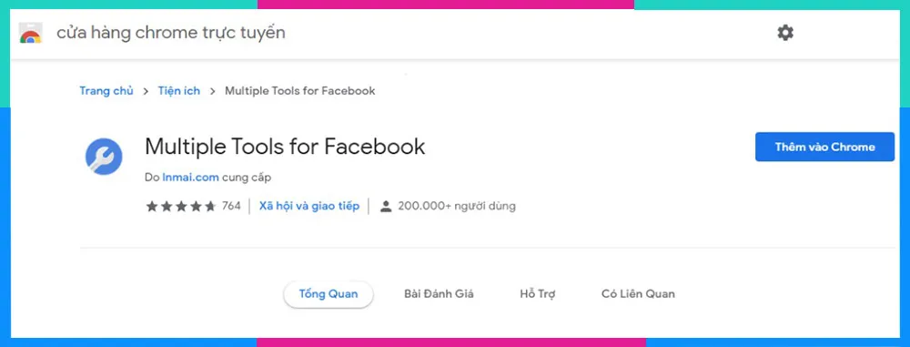 Thao tác xóa bạn bè trên máy tính bằng Multiple Tools for Facebook