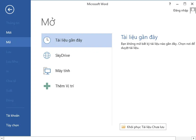 Thay đổi ngôn ngữ Tiếng Việt Office 2013