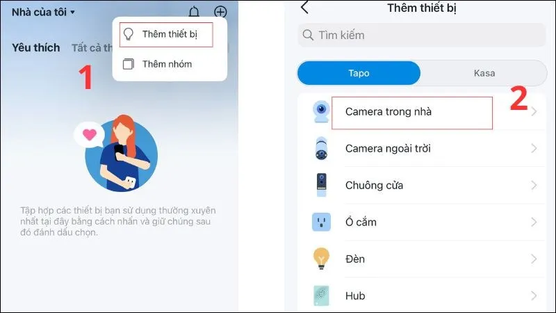 Thêm camera vào ứng dụng TP-Link Tapo