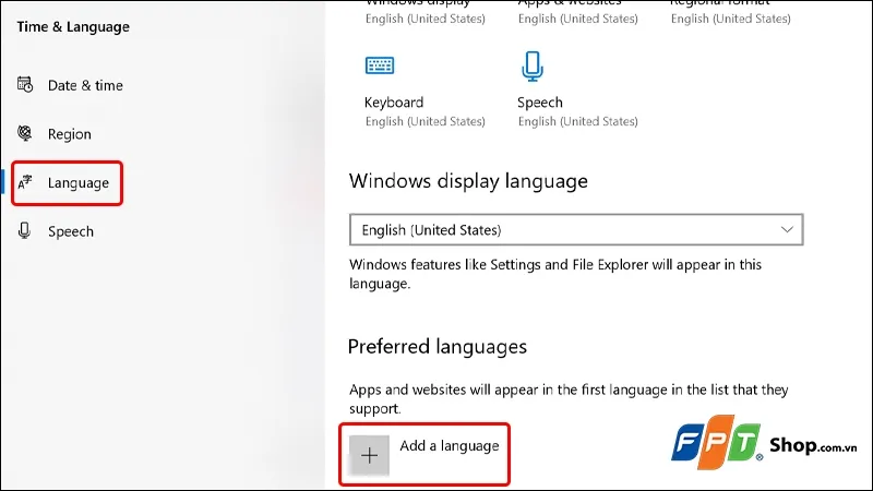 Thêm ngôn ngữ Tiếng Việt (Vietnamese) trên Windows