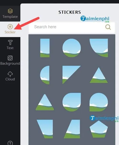 Thêm sticker trang trí cho ảnh bìa Facebook