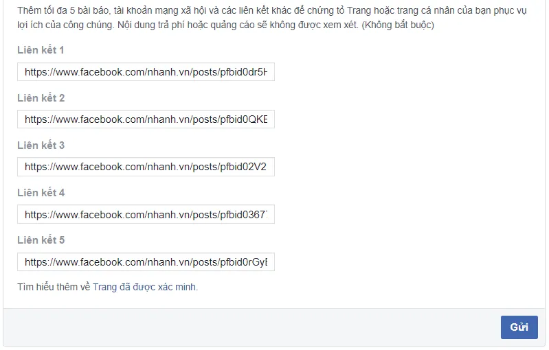 thêm tối đa 5 bài báo cáo