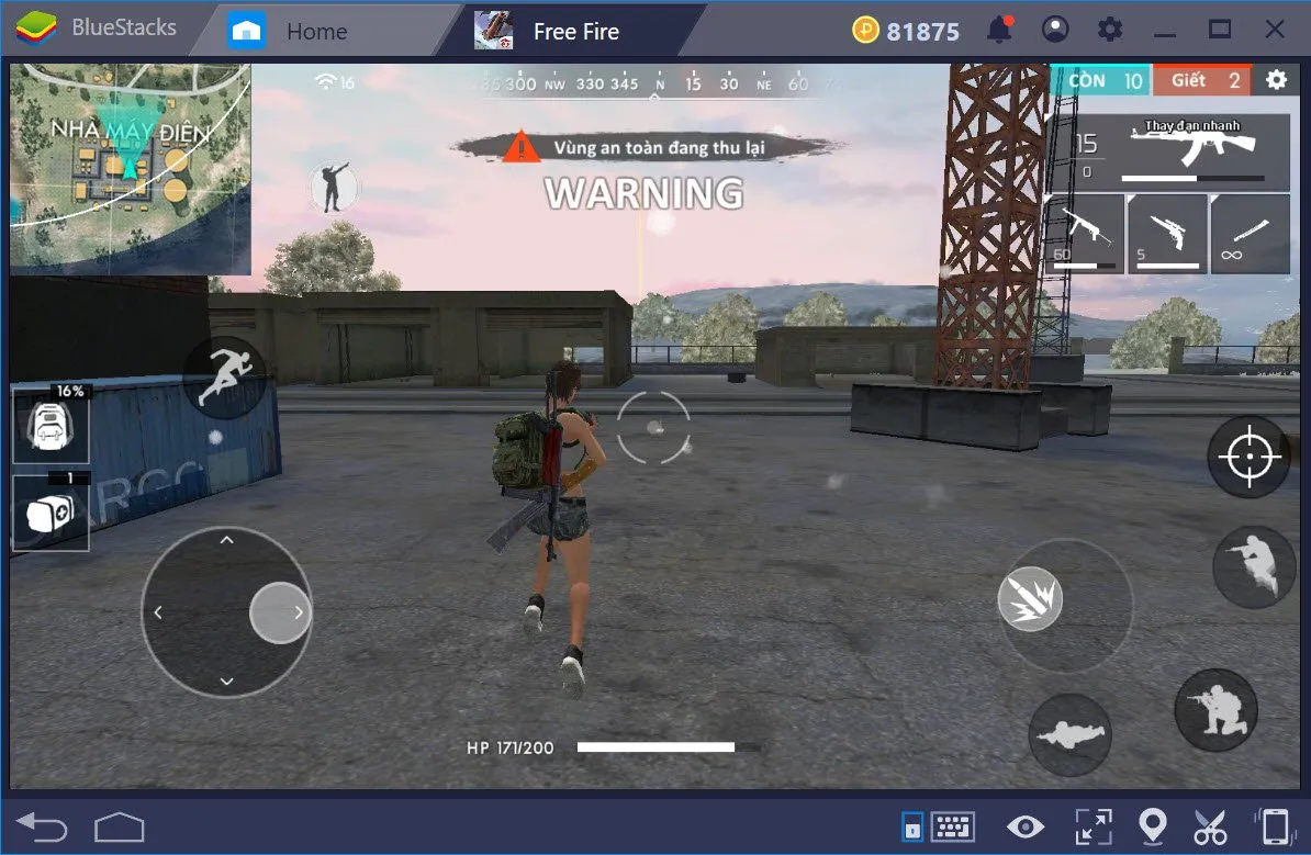 Thi triển combo bắn loạn xạ trong Garena Free Fire