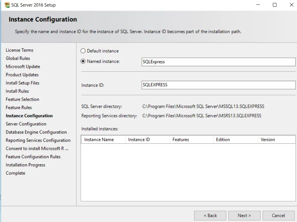 Thiết lập Default instance hoặc Named instance cho SQL Server
