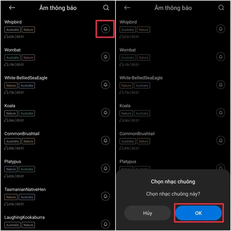 Thiết lập hoàn tất cách cài nhạc chuông cho Xiaomi