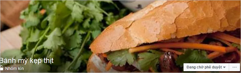 Thông báo yêu cầu tham gia nhóm trên Facebook đã được gửi đi