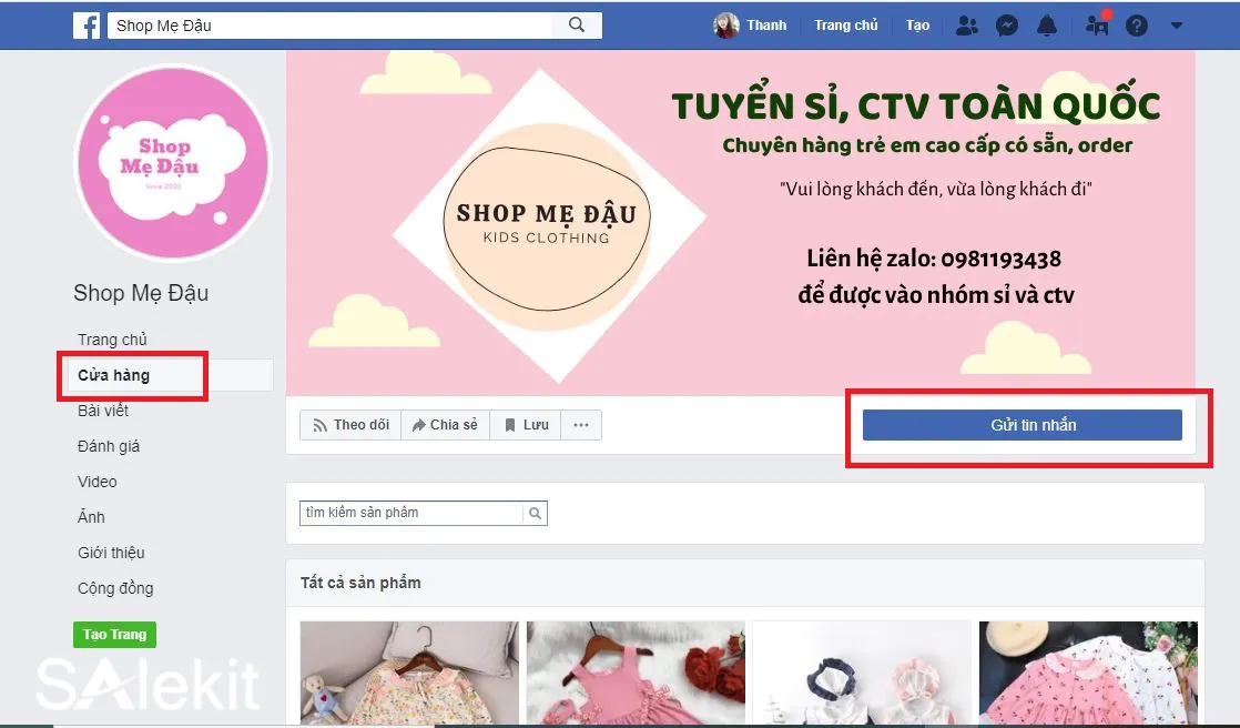 Tích hợp nút kêu gọi hành động hiệu quả trên Facebook Shop