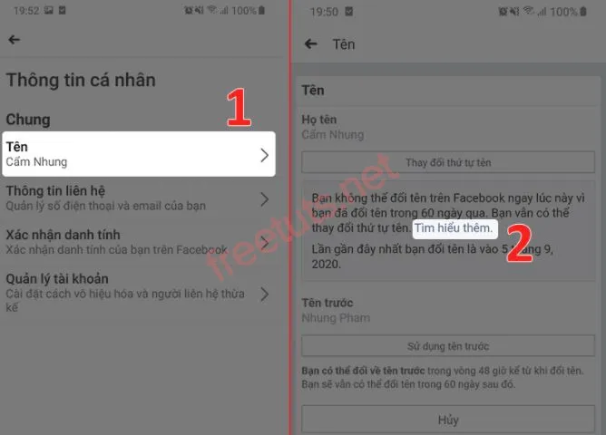 Tìm hiểu thêm về các quy tắc và cách thức đổi tên