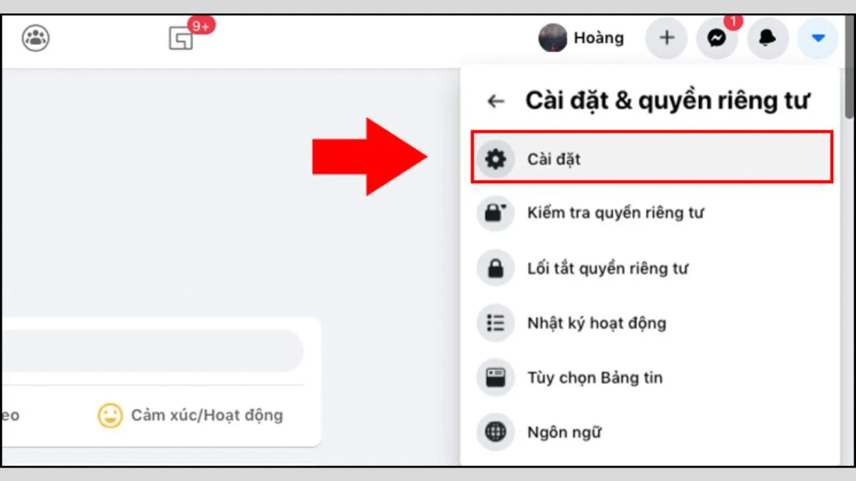 Tối ưu cài đặt chất lượng ảnh HD trên Facebook bằng giao diện máy tính