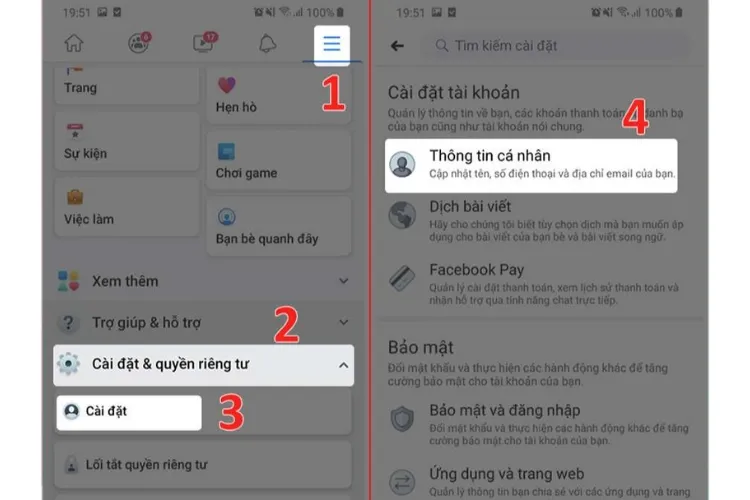 Truy cập Cài đặt Tên và chọn Tìm hiểu thêm