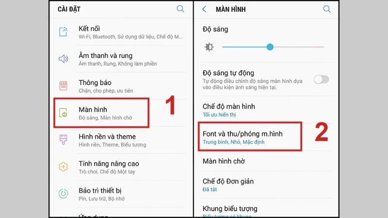 Cách Cài Đặt Chữ To Trên Điện Thoại Android và iPhone Toàn Diện Từ Cơ Bản Đến Nâng Cao
