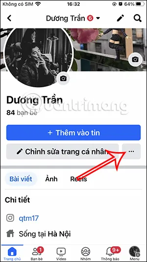 Tùy chỉnh tài khoản Facebook