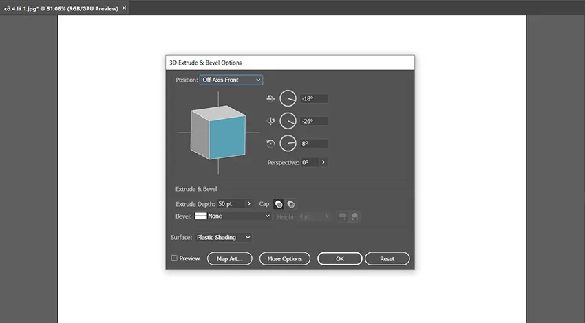 Ứng dụng các hiệu ứng 3D và Blur để tạo chiều sâu cho thiết kế vector