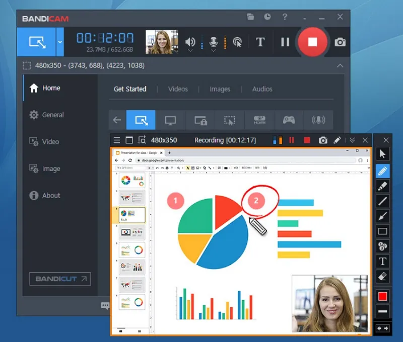 Ưu điểm khiến Bandicam portable full crack được người dùng ưa chuộng